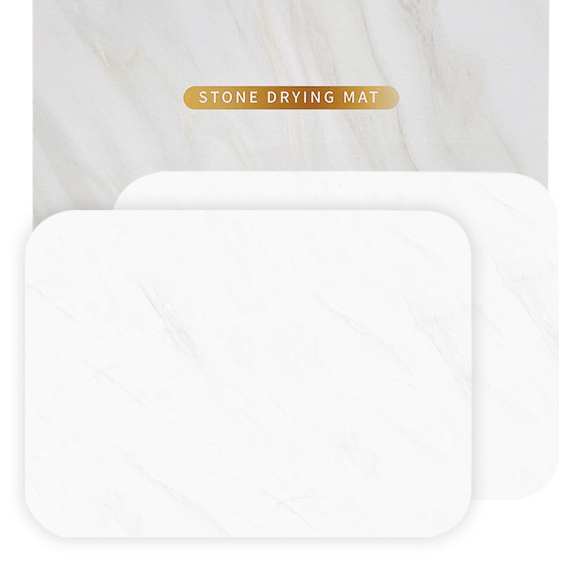 Kitchen Mat Mat Drying Mat Counter Set 2 Countertop Mat Plate Parts Diatomite Cross-border Hard Stone Plate Drain