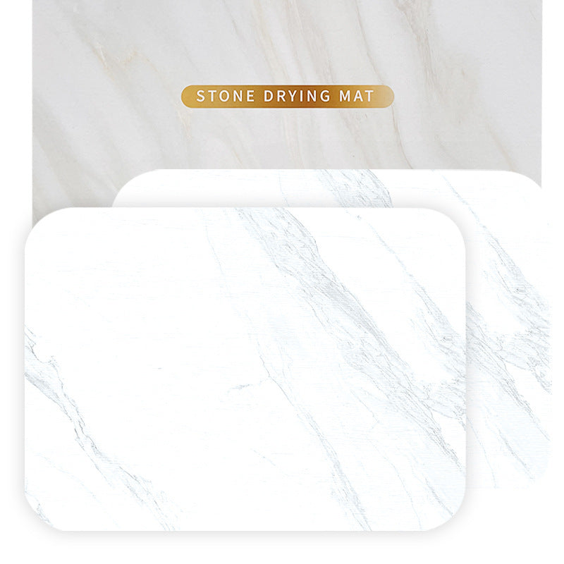 Kitchen Mat Mat Drying Mat Counter Set 2 Countertop Mat Plate Parts Diatomite Cross-border Hard Stone Plate Drain