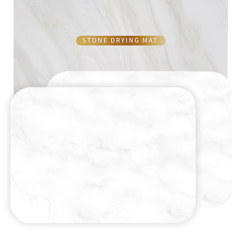 Kitchen Mat Mat Drying Mat Counter Set 2 Countertop Mat Plate Parts Diatomite Cross-border Hard Stone Plate Drain