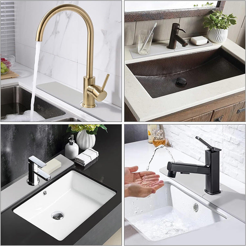 Diatomite faucet drying and splash-proof mat, quick-drying absorbent mat, cross-border cover, Amazon kitchen sink faucet mat